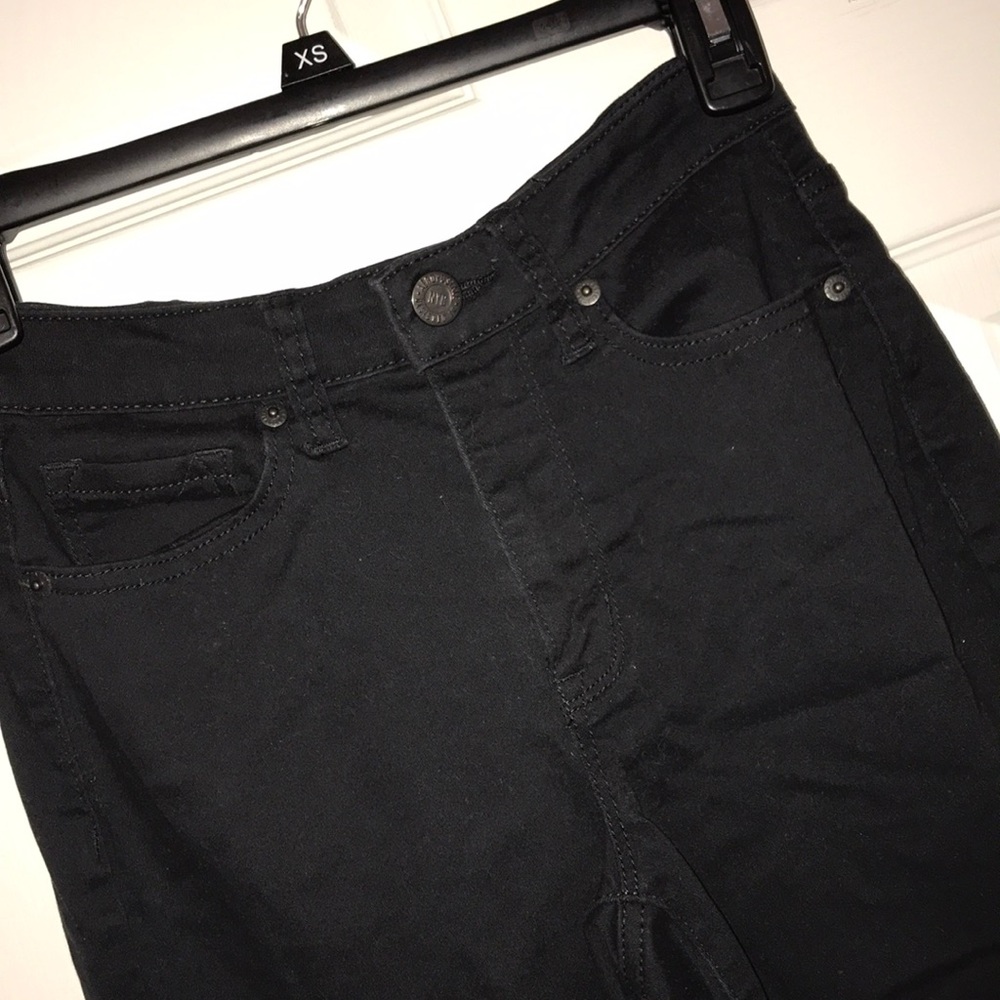 Aeropostale black high waisted skinny jeggings
